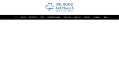 Desktop Screenshot of girlguidessa.org.au