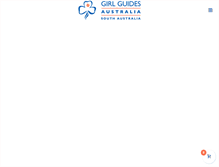 Tablet Screenshot of girlguidessa.org.au
